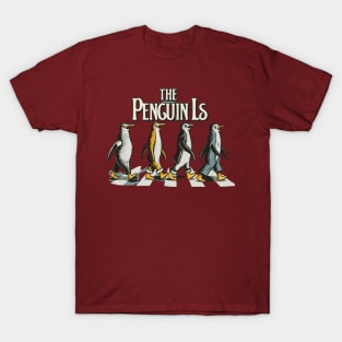 The penguin-Ls - Abbey Road T-Shirt